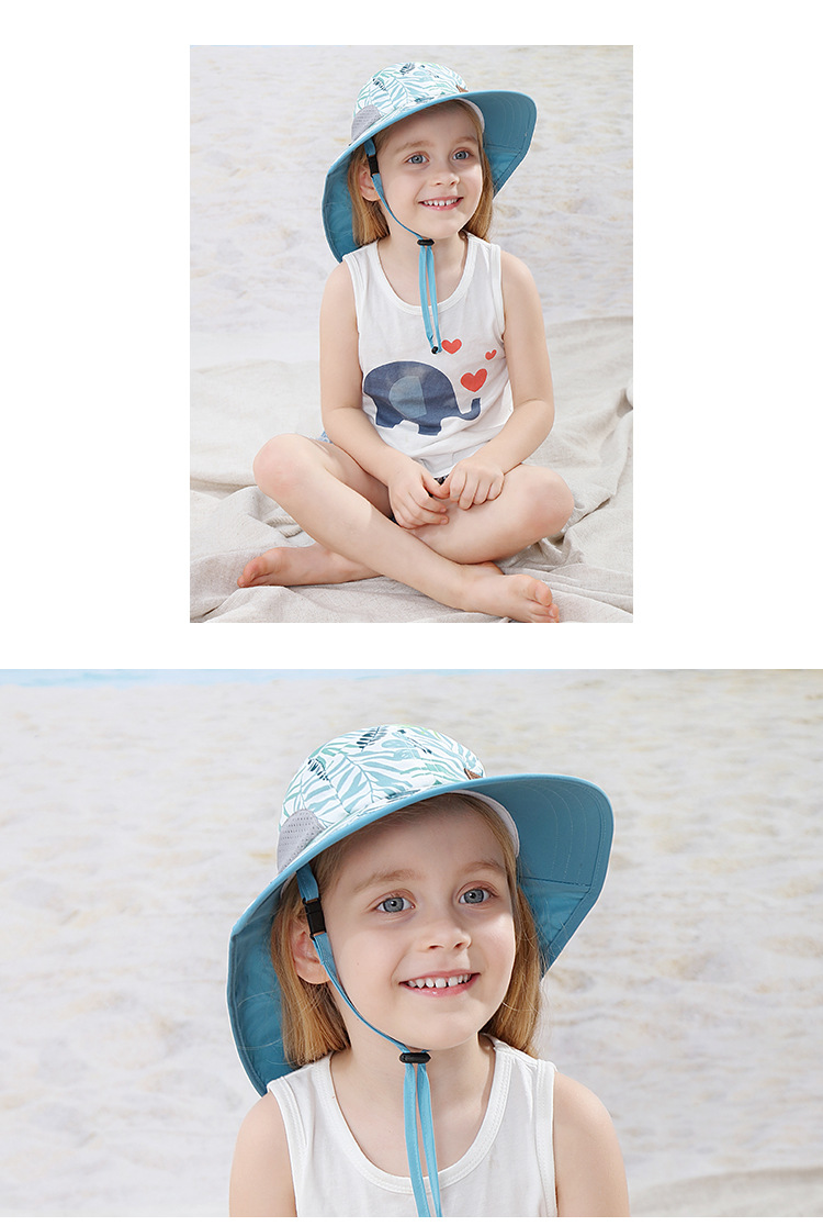 Children Unisex Vacation Plant Printing Bucket Hat display picture 1