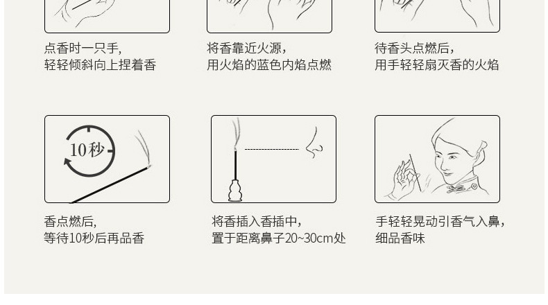 商品详情图_礼盒装手工圆柱形香佛像檀香沉香天然香料崖柏竹签香