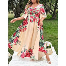 H 31265 Floral Belt Dress ӡ���������ȹ ����ѷŷ���羳