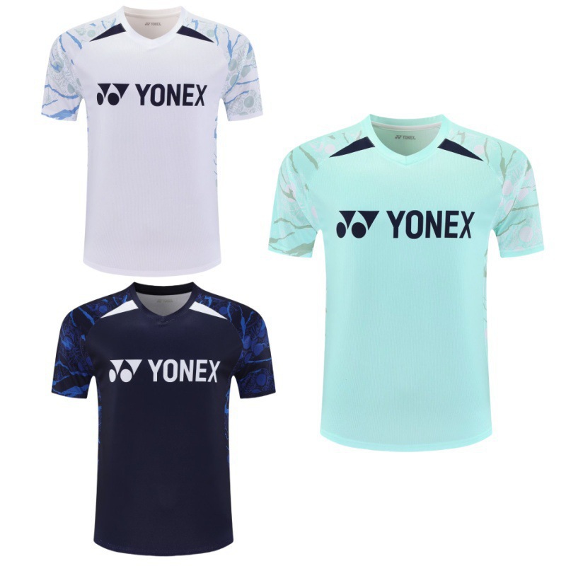 25 New Yy Badminton Uniforms Casual Sportswear Men's and Women's Quick-Drying Breathable T-Shirt Club Uniforms
