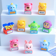 立体toy動物積み木diyクリームゴム自作携帯ケース水杯貼りヘアクリップ蝶結び樹脂部品
