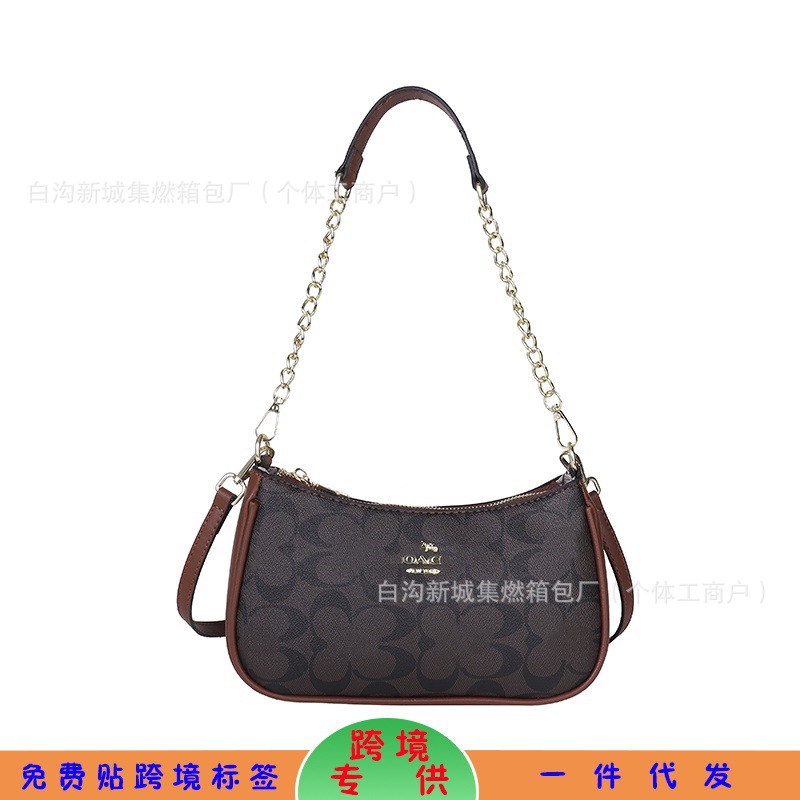 Ventas transfronterizas en caliente nuevas bolsas de brazo de mujer, bolsas de hombro, bolsas de mano de impresión casuales de moda para mujeres