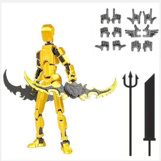 クロスボーダー人形13関節可動3Dプリント第3世代ダミー人形DIY全身解凍神器置物フィギュア|undefined