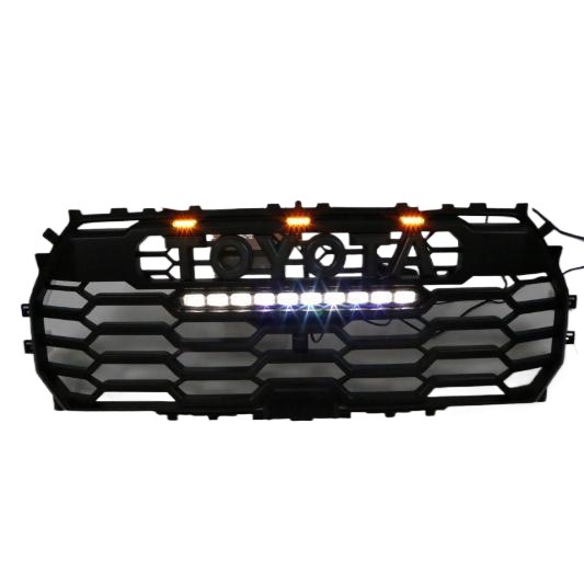 Aplicable a TOYOTA Sequoia Tantu Takuma TRD PRO centro de red de luz de día de luz central del vehículo original