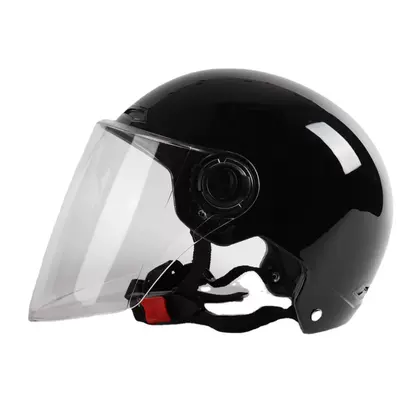 Motorcycle Safety Supplies – Men's and Women's All-Season - bright-black-transparent-long-lens