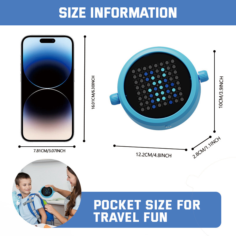 Amazon venta caliente para niños puzzle interactivo juguetes electrónicos al por mayor entrenamiento de pensamiento lógico juguetes de mano