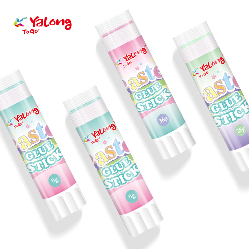 Lápiz Adhesivo Blanco en Barra 9g/15g/25g/36g de PVP de Fuerte Adhesión para Escuela y Oficina