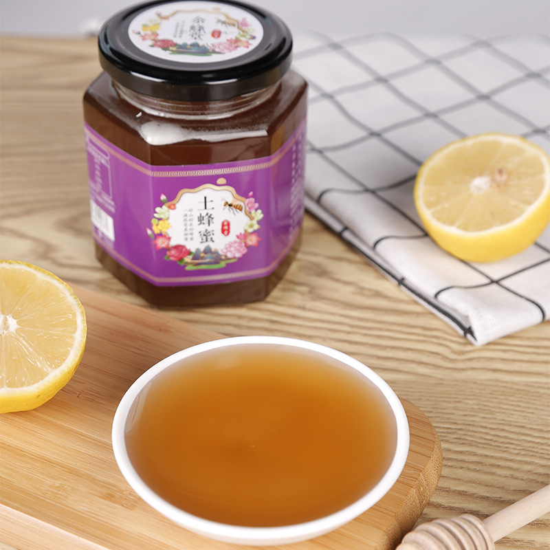 Directly shipped from the bee farm, 500g bottle-packed raw honey, contract processing, farmhouse self-produced liquid honey wholesale