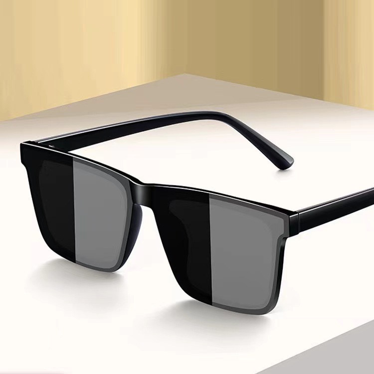 Douyin Internet celebrity live broadcast of the same sunglasses male driver driving fishing sunglasses for women square frame UV sunglasses
