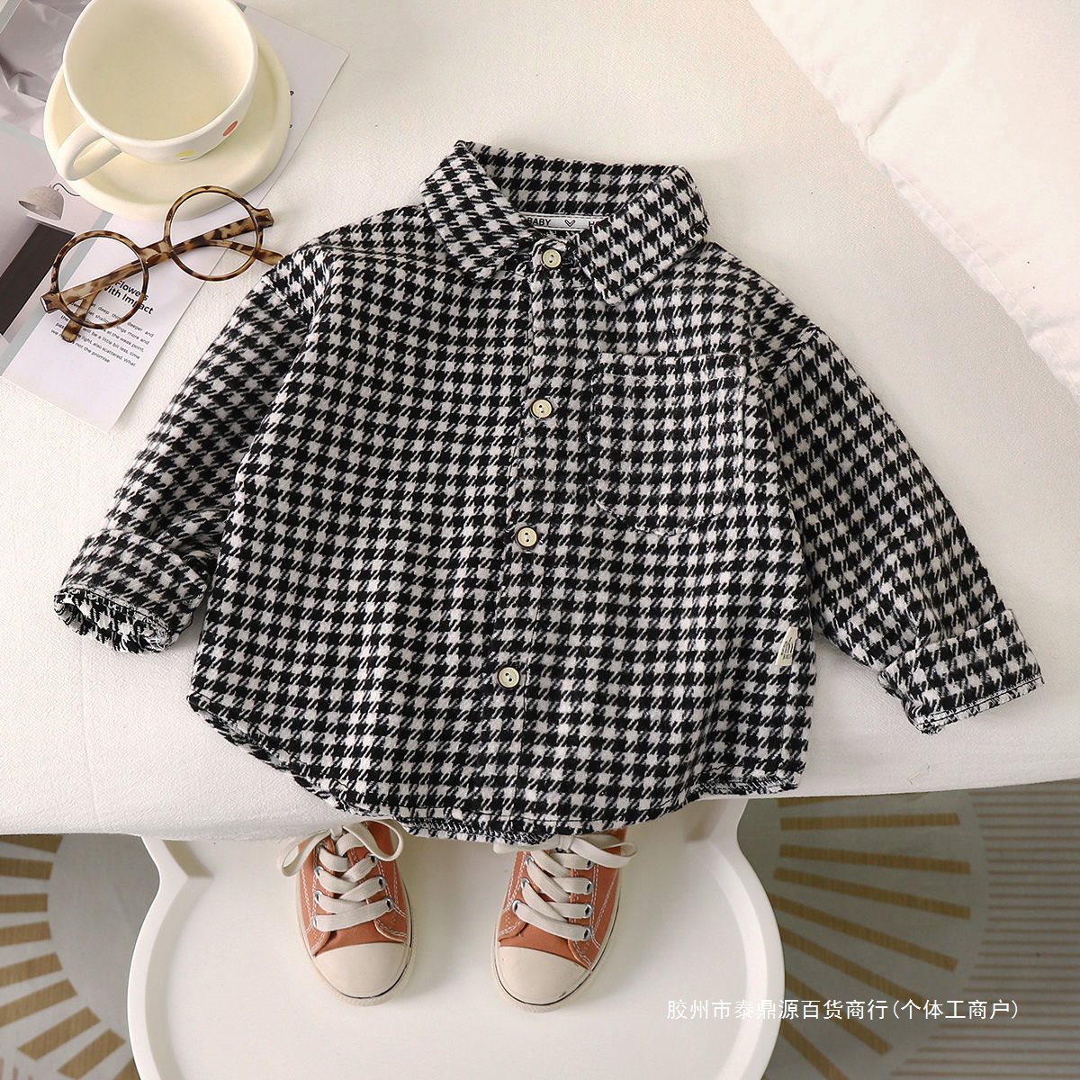 Demi-season children's fashionable shirt girl's
