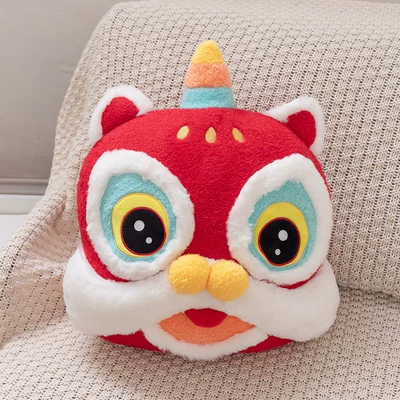 Pillow Company Annual Meeting Gift, Oyuncaq yastıqlar - lion-awakening-red-42cm450g