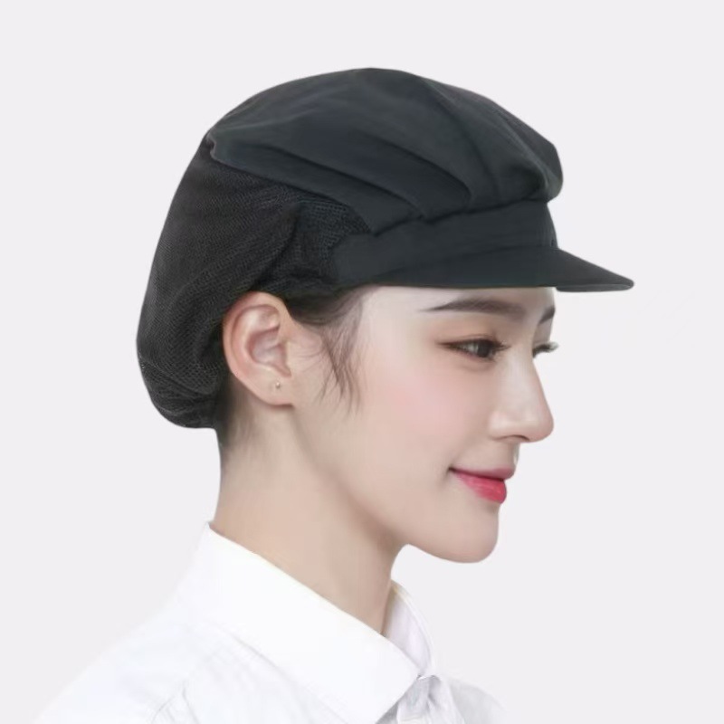 Sombrero de taller de alimentos respirable a prueba de humo de aceite sombrero de cocina sombrero de cocinera sombrero de cocinera sombrero de trabajo