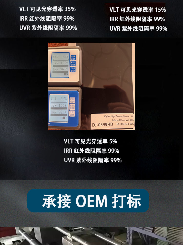 Car insulation film window glass film explosion-proof sunscreen ceramic solar Film 4s shop Film full roll wholesale