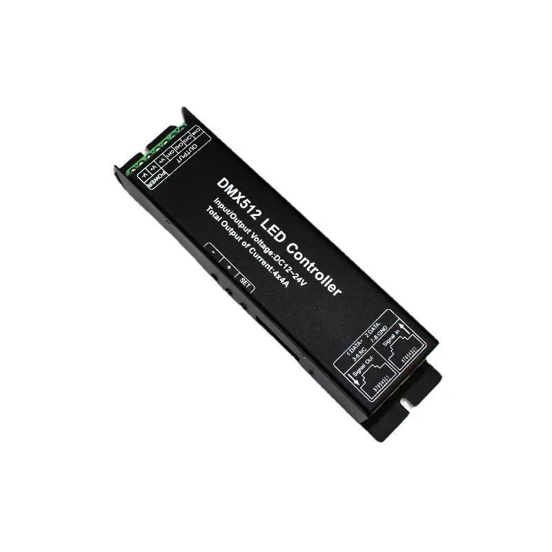 Фабричная прямые продажи 4-канальные декодер DMX512 RGBW контроллер DMX контроллер сценический инженер DXM главный контроллер