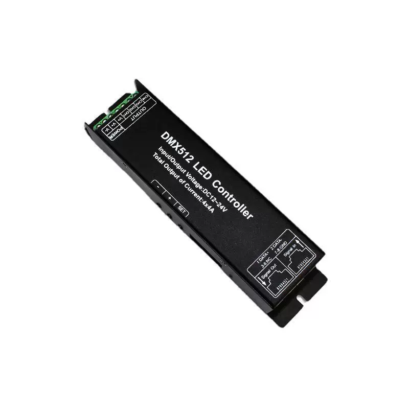 Фабричная прямые продажи 4-канальные декодер DMX512 RGBW контроллер DMX контроллер сценический инженер DXM главный контроллер