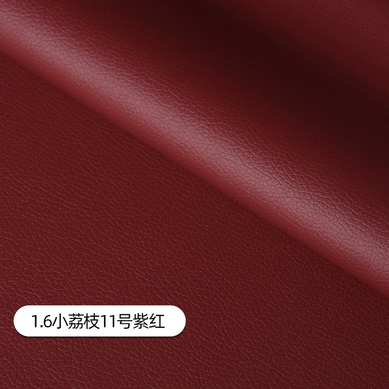 Litchi pattern leather surface 1.6 width small pebble pattern artificial leather self-adhesive sofa repair subsidy refurbished leather material