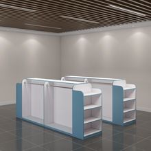 中岛柜展示柜母婴店货架药店超市便利店奶粉货架展示架玩具宠物木
