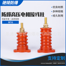 防爆高压电机接线柱 m16一体绝缘座6KV/10kV 三固定孔位接线柱