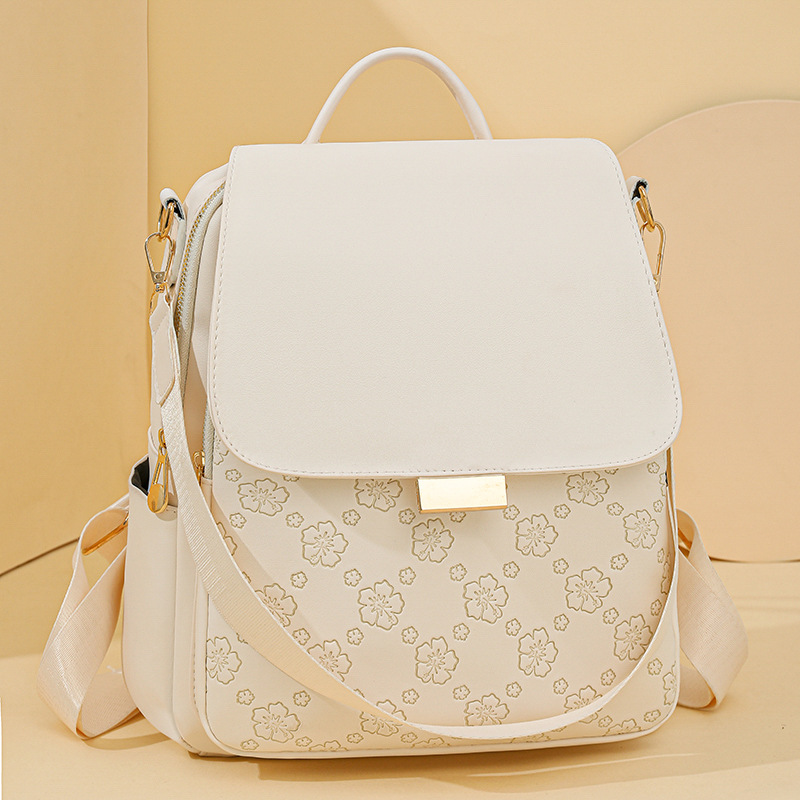 Venta directa de fábrica 2025 nueva mochila para mujer de alto valor simple y versátil mochila de viaje ligera para exteriores