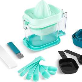 烘焙套装含柑橘榨汁机量匙量杯漏斗鸡蛋分离器筛子和存储盖