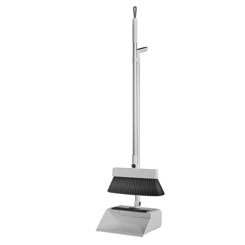 Limpieza doméstica de acero inoxidable escoba set espesa plegable cuatro en uno cepillo de limpieza de limpieza de agua combinación de cepillo de lana suave
