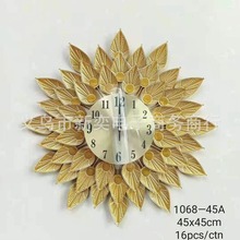 亚马逊速卖通跨境电商热销铁艺挂钟金属工艺时尚欧美工厂直销装饰