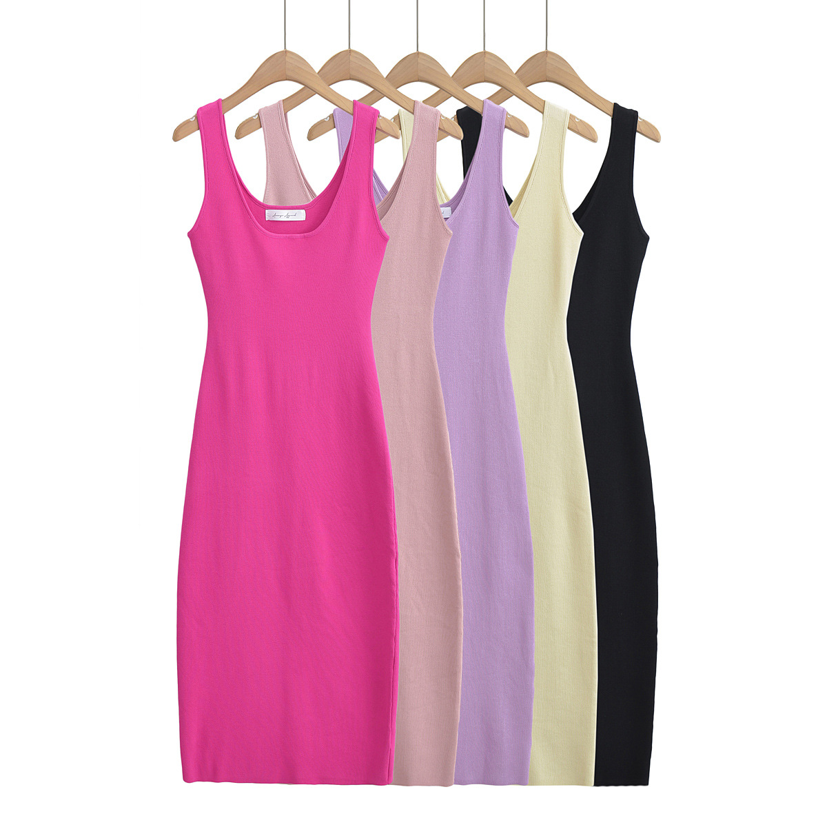 summer solid color vest