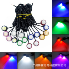 厂家粘贴款汽车货车12v 24v免打孔胶贴鹰眼灯大功率灯led日行灯