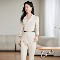 高级感西装套装女时尚气质女神范职业装收腰西服美容院工作服正装