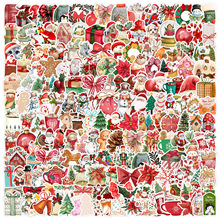 跨境100/200张圣诞节涂鸦贴纸水杯手机防水装饰贴纸圣诞节贴画