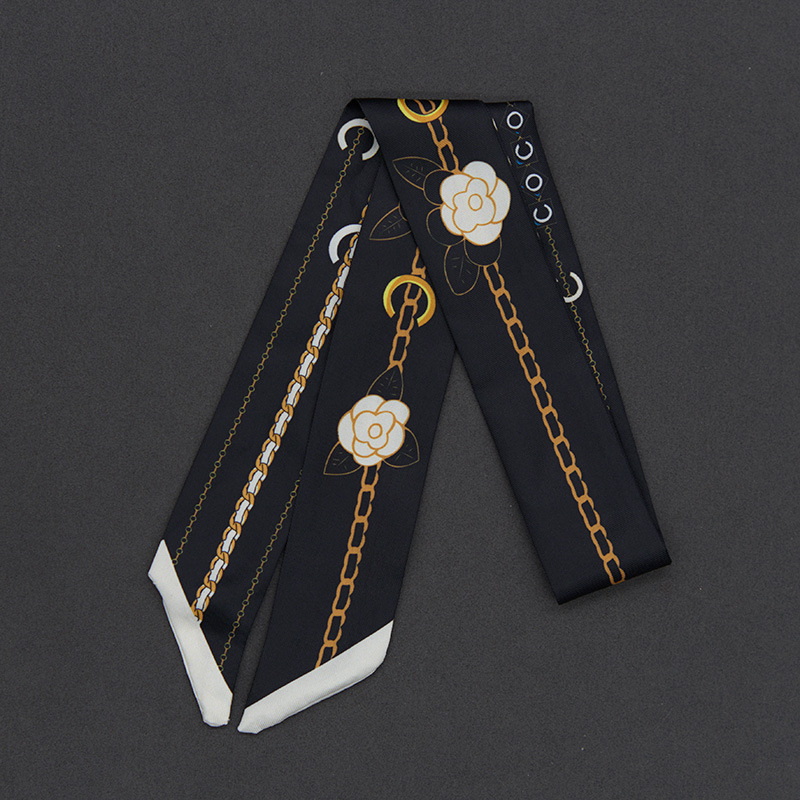 Una pieza de cabello combinado con mano coreana francesa joyería de bolsas de pañuelo largo joyería de cabello correa larga correa de cabello