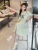 Dress, summer shiffon thin small princess costume, skirt, 2023 collection, suitable for teen