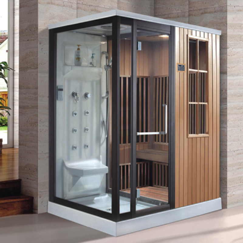 Non-Standard Integrated Shower Room Dry and Wet Steam Integrated Sauna Room Steam Room Dry and Wet Separation Manufacturer