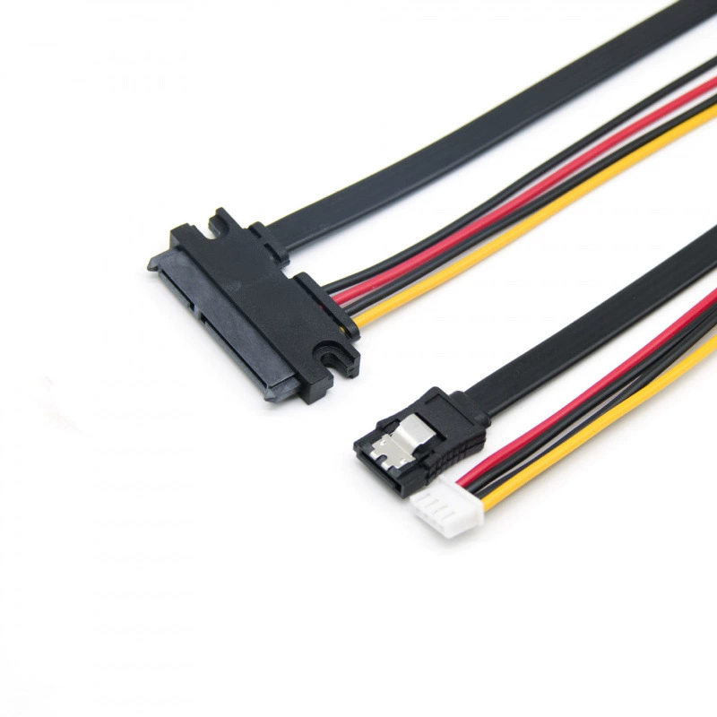 Компьютерный SATA кабель питания 4-пиновый XH2.54 разъем SATA к жесткому диску, оптическому приводу, кабель передачи данных, 7+15-пиновый кабель