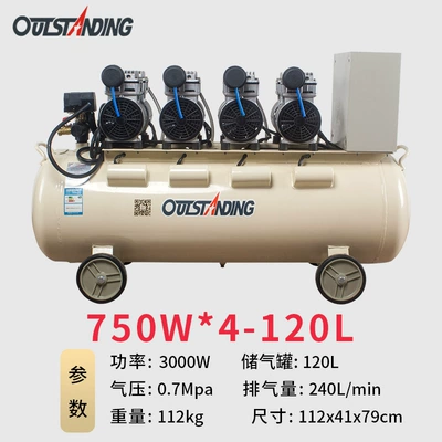 Atus Industrial Grade 220V: Hava kompressorları - copper-wire-120l-750w4