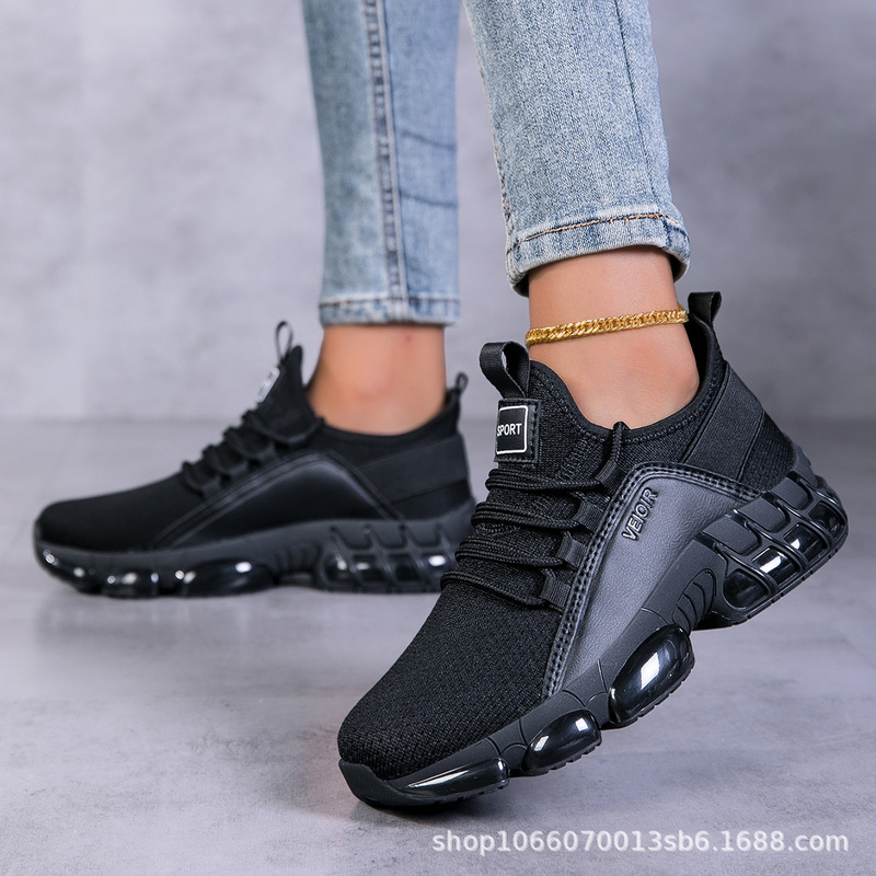 Dad Shoes Mesh Breathable Casual Trendy Shoes Outdoor Fashion Versatile Ready-Made Student Running Cloth Sports Shoes