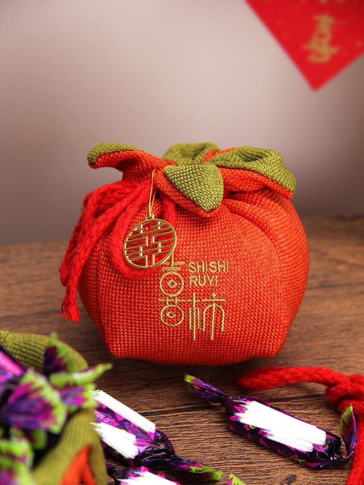 Suomei Home Wedding Candy Bag Wedding Candy Box Wedding Supplies Creative High-end Candy Box Engagement Souvenir