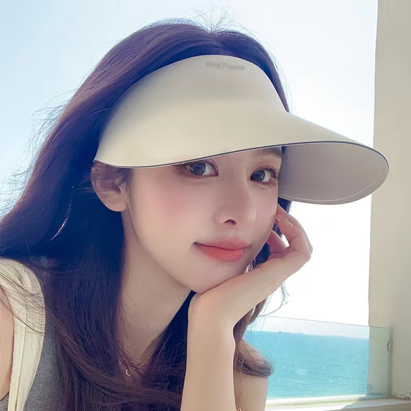 Verano vacío sombrero solar sombrero de sombrero solar anti-UV máscara de máscara de sombrero solar 2025