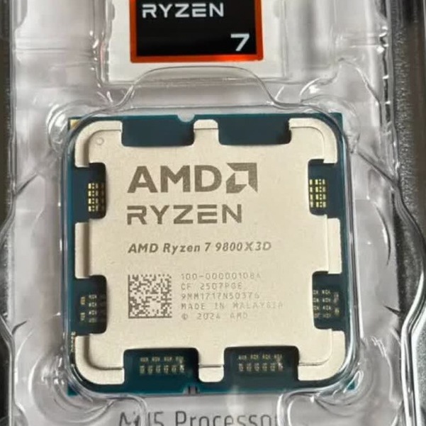 适用于AMD锐龙7 9800X3D盒装CPU八核原包见详情