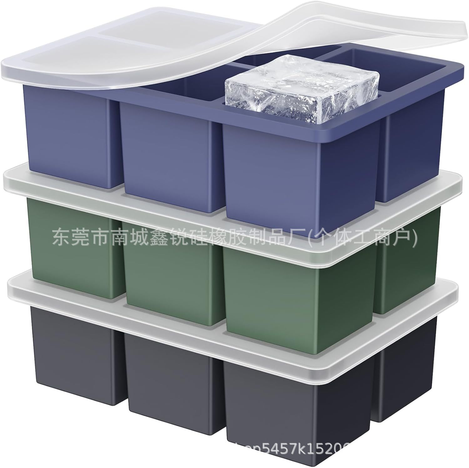 Square ice cubes