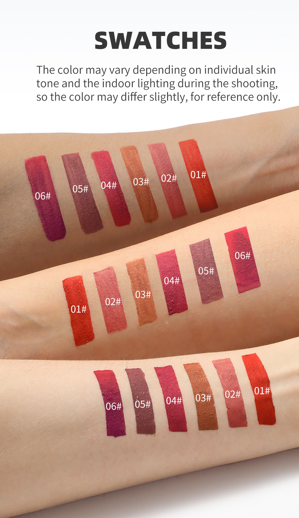 YOUNG VISION Matte lip gloss, velvet, non-stick, 6 colors available, liquid lipstick lip gloss undefined