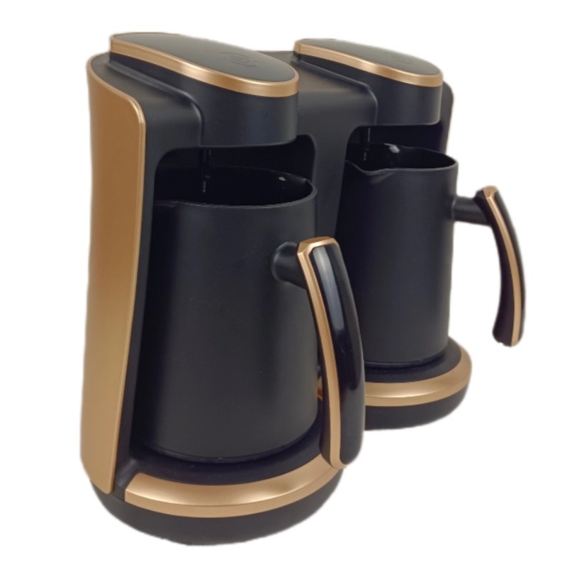 Fabricante de calentamiento eléctrico anti-splash venta directa cafetera turca punto rojo diseño de cafetera turca un botón hervir lentamente