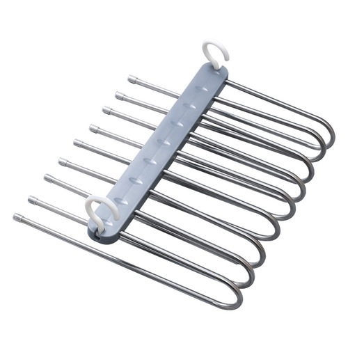 Foldable pants rack multifunctional pants hanger multi-layer seamless household magic pants clamp wardrobe storage god pants hanger 