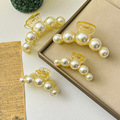 爆款珍珠发夹一字夹高级感可爱甜刘海夹美型白色系发夹厂家直销