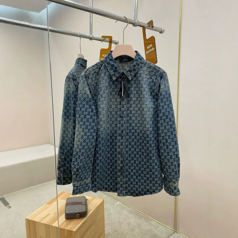 2026ss new model, popular cross-border export item, G-brand Gujia, features jacquard denim jacket with intricate craftsmanship 2026ss new model, popular cross-border export item, G-brand Gujia, features jacquard denim jacket with intricate craftsmanship