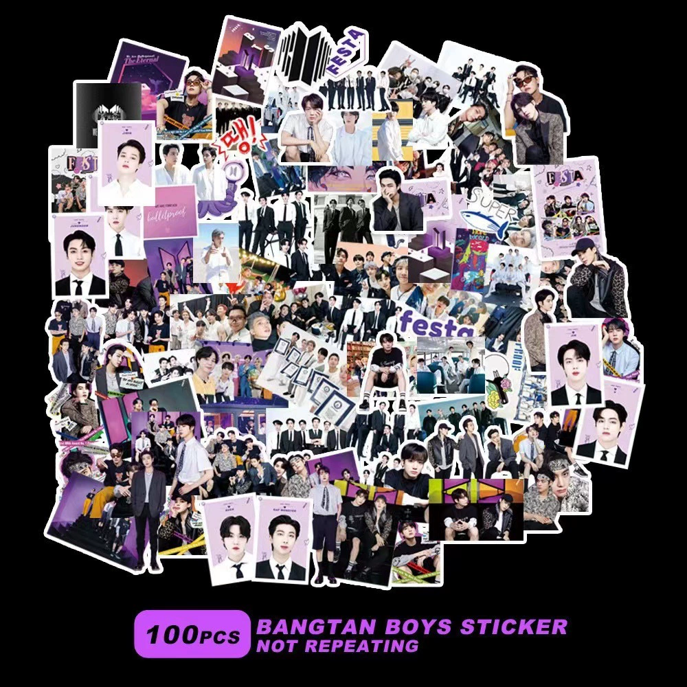 Sticker Pack (DECOKIT) K-pop‑inspired Sheet Set, Assorted Designs, 78–106 pcs