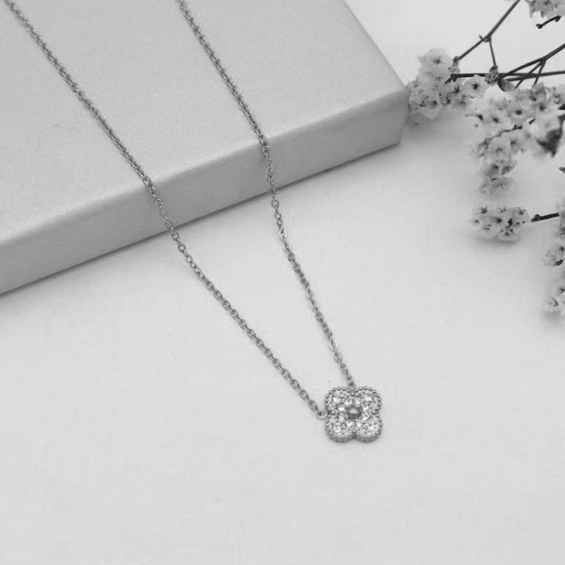 양면 실버 목걸이