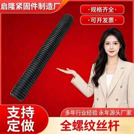 全螺纹螺柱丝杠丝杆英美制丝杆M6-M120牙条35crmoa螺柱双头螺纹杆