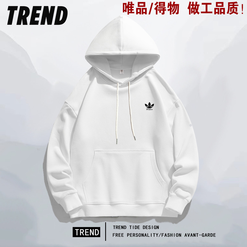 Autumn Clover Loose Sweatshirt Men's and Women's Hooded Pullover Sweatshirt Men's Autumn American Retro Hooded Couple Sweatshirt