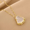 Fashionable necklace stainless steel, chain for key bag , simple and elegant design, does not fade, wholesale